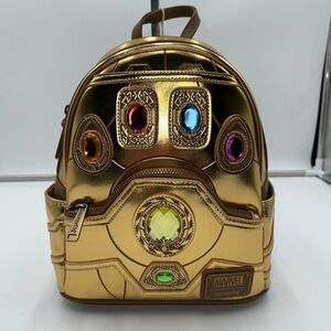 Disney Marvel X Loungefly Avengers Endgame Thanos Infinity Gauntlet Backpack